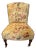 Newly Upholstered Vanity Slipper Chair in George Smith Fabric For Sale