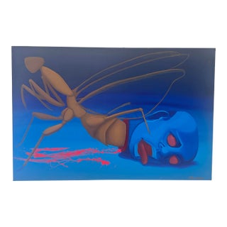 “Praying Mantis” Signed by Artist For Sale