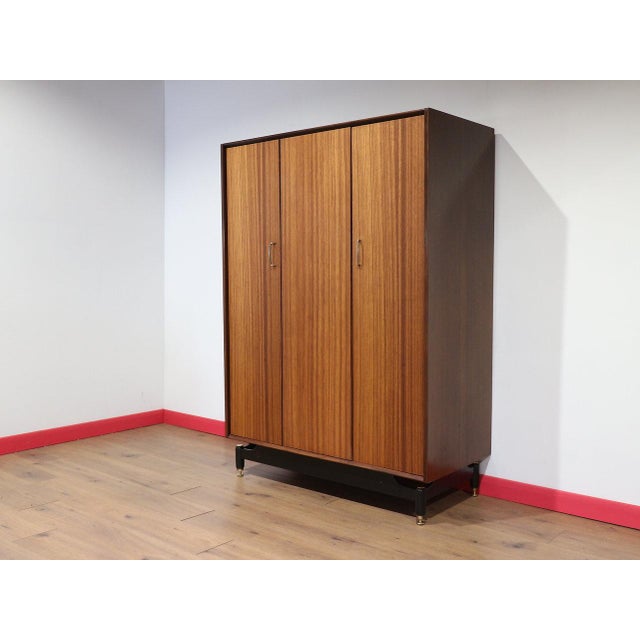 Mid Century Modern Vintage Teak Armoire Wardrobe Bedroom Furniture by G Plan For Sale - Image 10 of 15