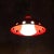 Ceiling Lamp with Red Enamel Overlay, 1960s, in Very Good conditions. Designed 1960 to 1969 European Plug (up to 250V).The...