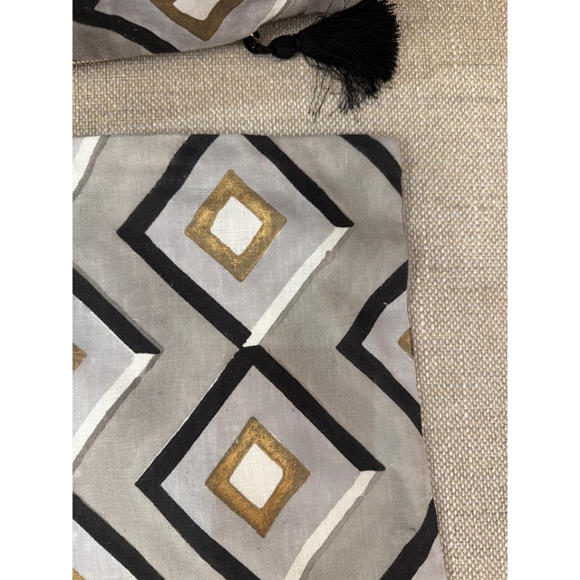 Serena & Lily Diamond Pattern Pillow Covers, Pair For Sale - Image 10 of 12