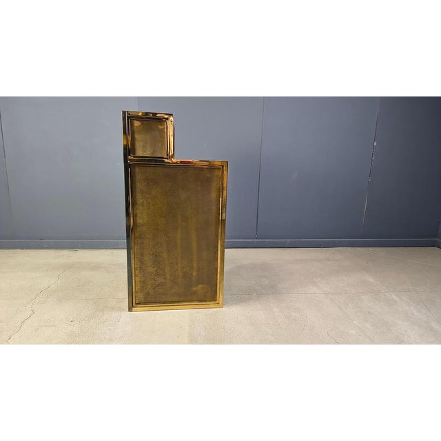 Metal Vintage Brass Bar Counter by Belgochrom, 1970s For Sale - Image 7 of 18