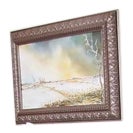 Rik Versonnen, Winter Landscape, Oil on Canvas, Framed For Sale