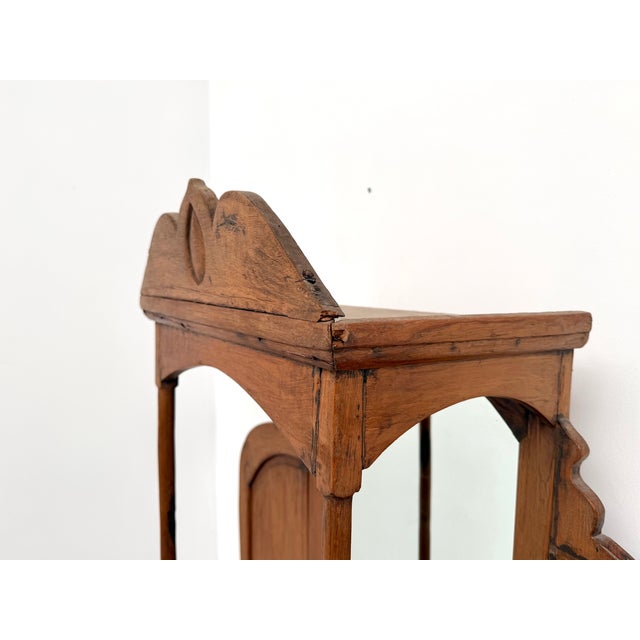 Folk Art Sideboard Cabinet in Oak, 1900 For Sale - Image 6 of 18