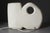 White Mid-Century Modern Brutalist Carved Stone Lamp with Vase, 1970s For Sale - Image 8 of 13