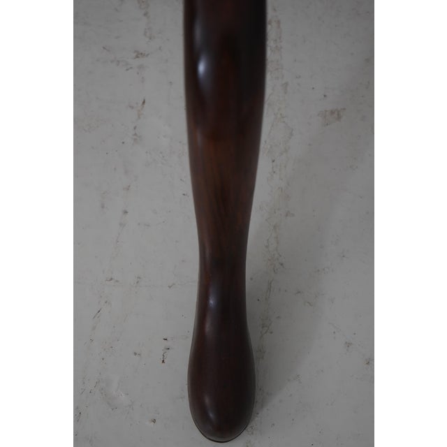 1980s Ethan Allen Georgian Court Cherry Cheval Dressing Mirror For Sale - Image 5 of 12