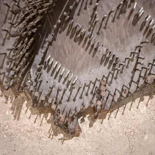 Mid 20th Century Mid 20th Century Tramp Art Rooster Nail Wall Sculpture For Sale - Image 5 of 9