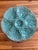 A glazed French faience oyster plate by Gien, one of France's premier faïenceries operating since 1821. Finished in a...