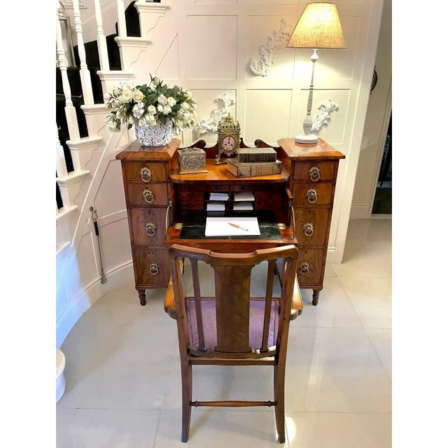 Antique Regency Mahogany Secretaire For Sale - Image 6 of 18