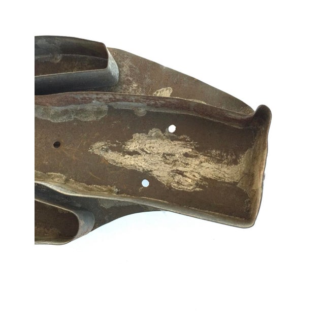 Late 19th Century Large Primitive Tin Boy Cookie Cutter Amish Style Farmhouse Decor For Sale In Portland, ME - Image 6 of 8