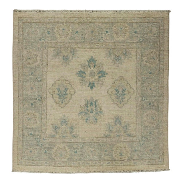 Oushak Square Rug 2'11" x 3' #21348 For Sale