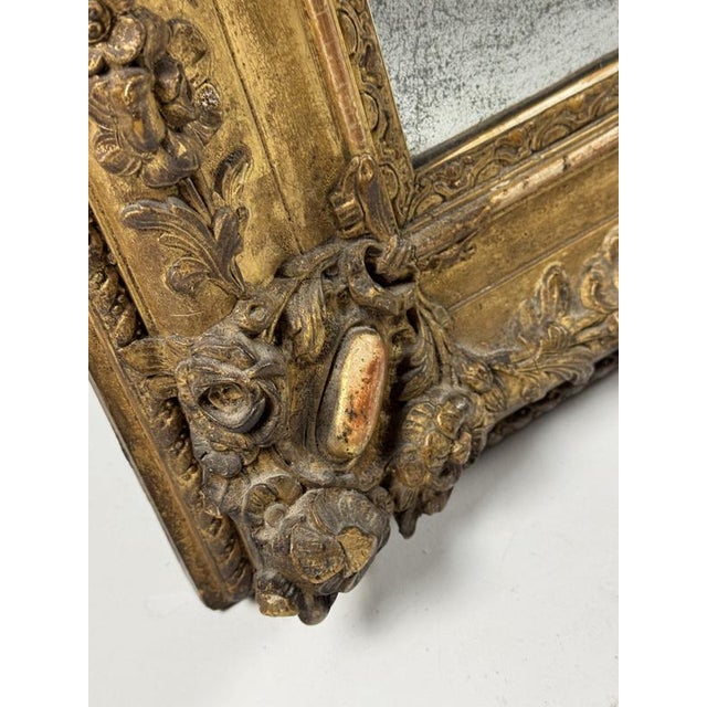 Glass French Mirror, 19th Century For Sale - Image 7 of 16