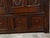 English 1800s Wooden Court Cupboard with Doors, Drawers and Diamond Motifs For Sale - Image 4 of 12
