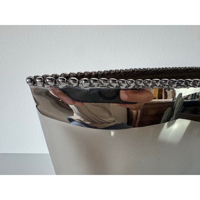 Contemporary Michael Aram Molte Series Polished Stainless Steel Sculptural Vase For Sale - Image 3 of 12