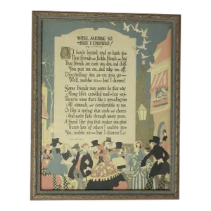 Art Deco Poetry Prints Circa 30s'
