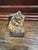 Wood 19th Century Santos Sculpture- Christ Bearing the Cross on Stand- Terracotta For Sale - Image 7 of 10