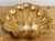 Oversized Vintage Brass Shell Motif Dish on Ball Feet For Sale - Image 10 of 11