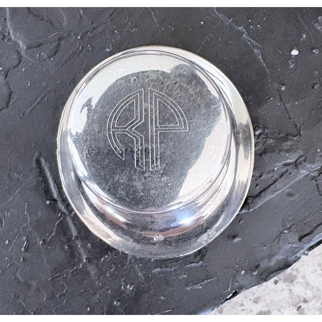 Silver 1970s Hat’s Off to You. Miniature Silver Plate Top Hat for Collectors or Barware For Sale - Image 8 of 9