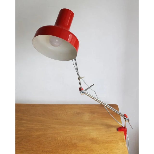 Josef Hurka Architects Desk Lamp attributed to Josef Hurka for Napako, 1960s For Sale - Image 4 of 12