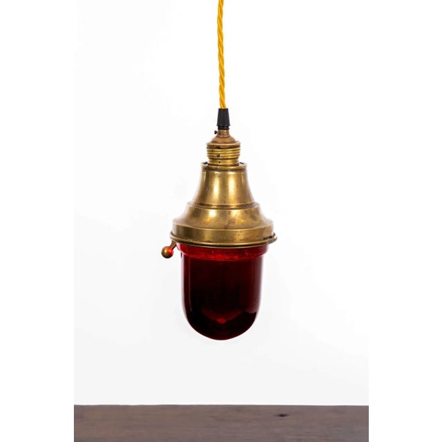 Early Darkroom Ceiling Lamp For Sale - Image 10 of 11