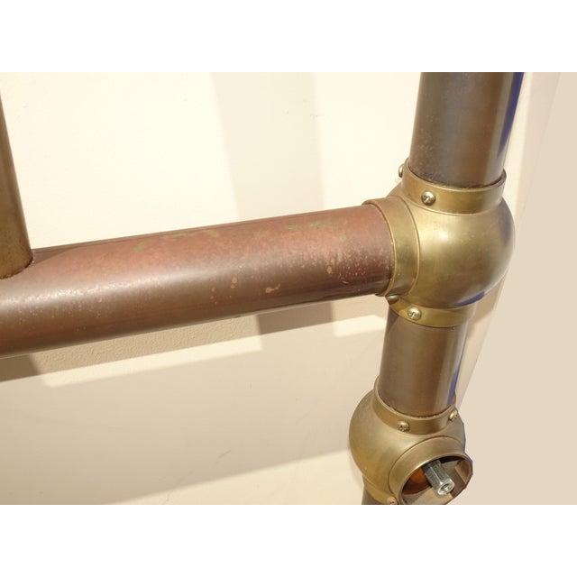 Antique Brass Bed Frame Headboard Footboard & Rails ~ French Country For Sale In Los Angeles - Image 6 of 17