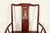 Wood Antique Chinese Carved Rosewood Dining Chairs With Mother of Pearl Inlay, Circa 1890s For Sale - Image 7 of 15