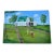 Vintage Signed Country Golf Estate Landscape Painting on Board by Geo Johnson For Sale