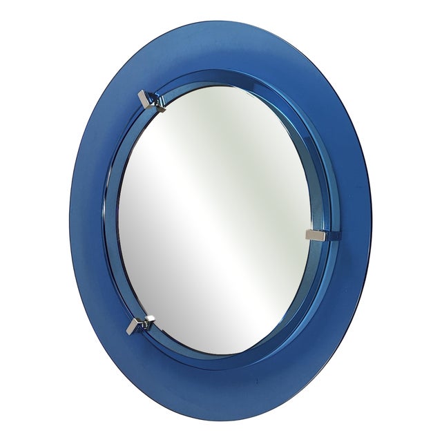 Round Mirror from Veca, 1960s For Sale