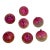 7 Vintage West German Glass Ombre Christmas Tree Ornaments MCM For Sale