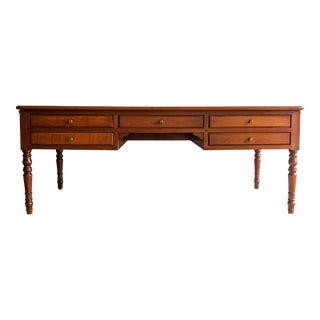 French Walnut Executive Desk For Sale