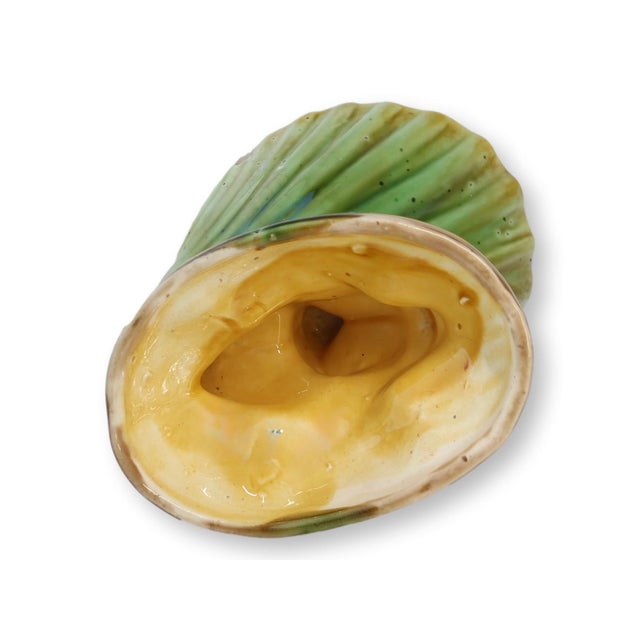 Antique English Majolica Dolphin Dish For Sale In Los Angeles - Image 6 of 6