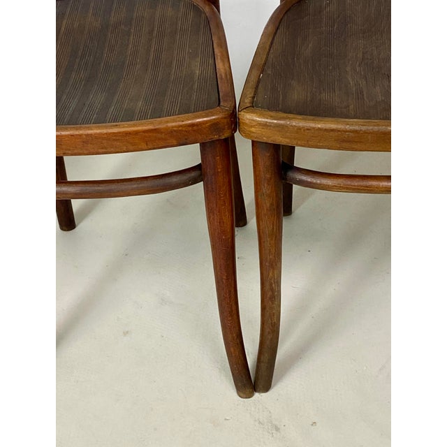 Vintage Model No. 651 Beechwood Chairs by Michael Thonet for Thonet, 1939, Set of 4 For Sale - Image 15 of 18