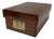 Antique Japanese Lidded Wooden Storage Box With Calligraphy For Sale