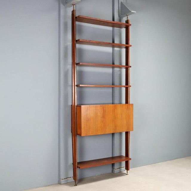 Vintage Bookcase with Bar Compartment, 1950s For Sale - Image 12 of 12