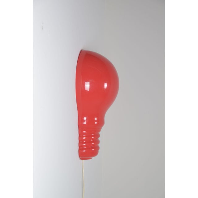 Vintage Pop Art Wall Lamp by Zicoli Limbach, 1980s For Sale - Image 3 of 7
