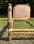 Shabby Chic Antique French Carved Wood and Upholstered Headboard and Bed Frame For Sale - Image 3 of 18