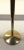 Stylish Modern City Studio LA Antique Silver Gilt Floor Lamp, showroom floor sample