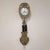 Wall clock Louis Jaquine St Etienne movement with the weights, key and balance. Strikes on the hour and two minutes after...