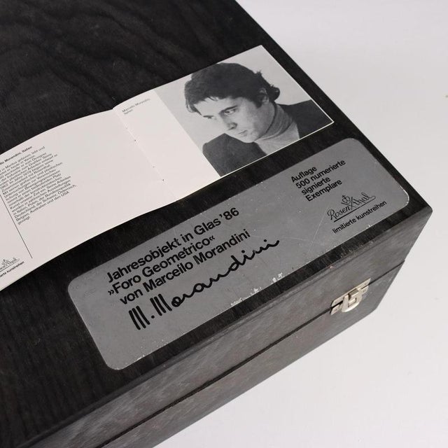 Foro Geometrico Sculpture by Marcello Morandini for Rosenthal For Sale - Image 11 of 12