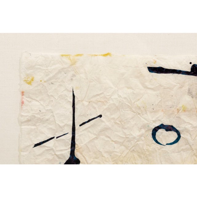 Paper Rosi Marx Untitled Signed Original Mixed-Media Collage on Paper Contemporary For Sale - Image 7 of 7