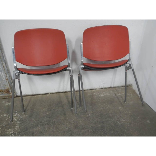 Anonima Castelli Office Chairs by Giancarlo Piretti for Castelli / Anonima Castelli, 1960s, Set of 2, in Good conditions....