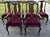 Pennsylvania House Cherry Dining Chairs Vintage Queen Anne Set of 6 Velvet For Sale - Image 9 of 17