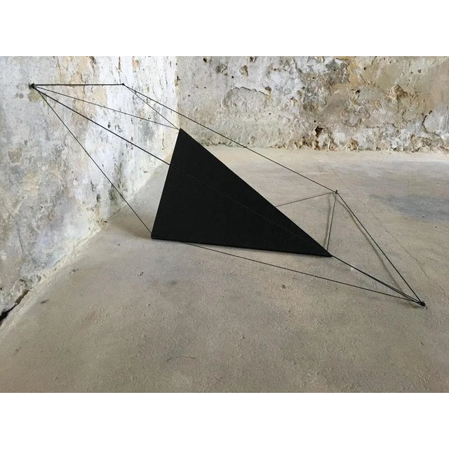 Plywood, acrylic, elastic threads 3) Year of creation 2019 4) 38 x 56 x 80 cm (variable dimensions) 5) Unsigned in its...
