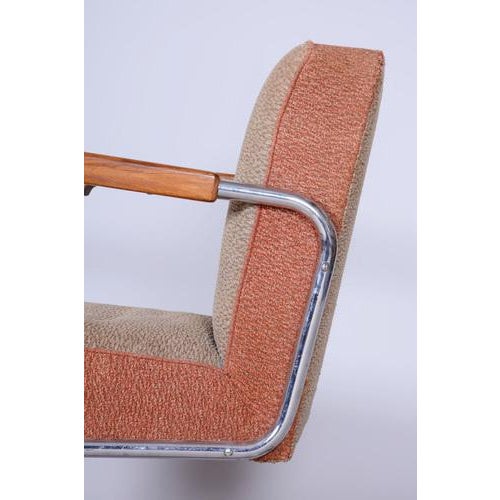 Bauhaus Armchair attributed to Vichr a Spol., 1930s For Sale - Image 9 of 12