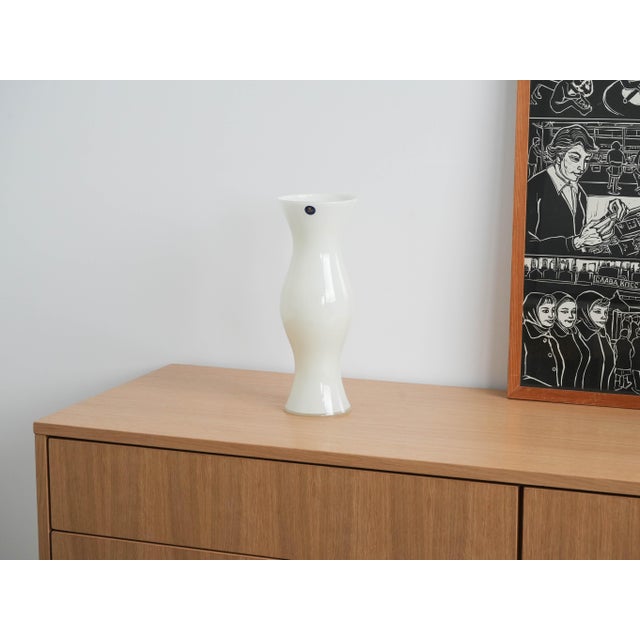 Glass Vintage Danish Glass Vase by Michael Bang for Royal Copenhagen, 1970s For Sale - Image 7 of 8