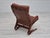 Vintage Scandinavian Lounge Chair in Leather, 1970s For Sale - Image 14 of 18