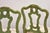 Green Antique Italian Venetian Green Floral Hand Painted Dining Side Chairs - Set of 4 For Sale - Image 8 of 12