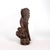 Large carved oak sculpture modelled as an eagle displayed, with wings fully outstretched, the head turned and beak open,...