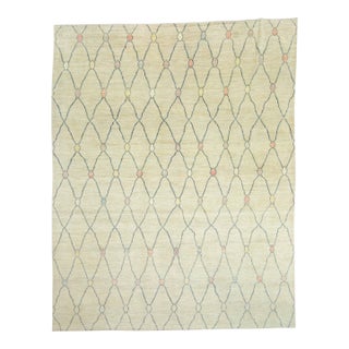 Turkish Oushak Rug 12'5" x 15'7" #18503 For Sale