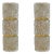 Modern Italian Brass and Murano Glass Textured Wall Sconces, Set of 2 For Sale